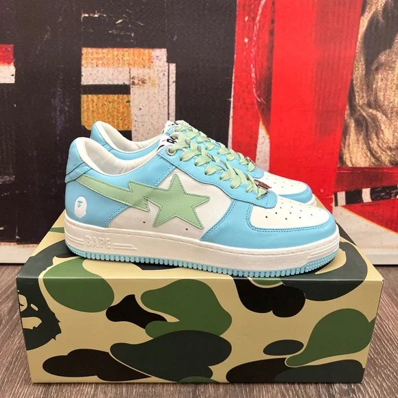Bape | Shoes | 22 Bape Bapesta Low Easter Pastel Patent Leather 
